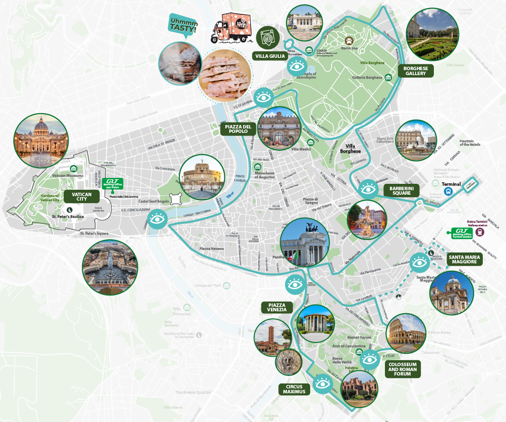 Rome-Master Vintage Bus Tour | Green Line Tours