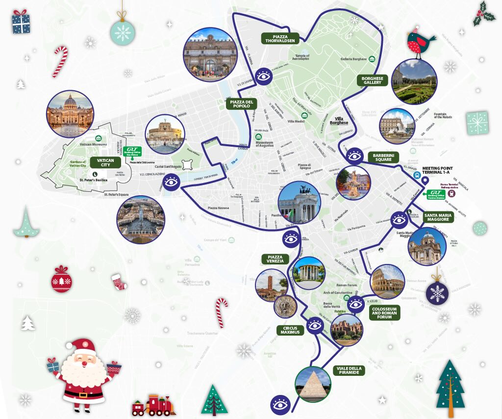 Rome Bus Tour Itinerary